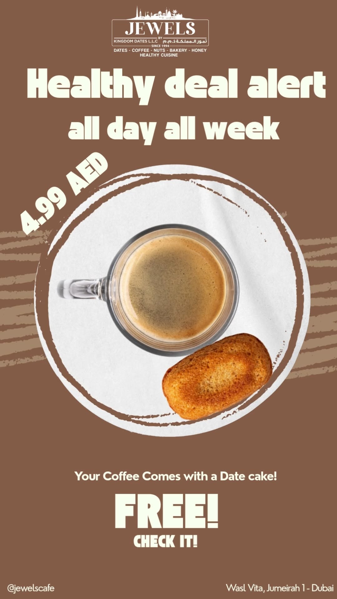 Spanish Latte at Jewels Café